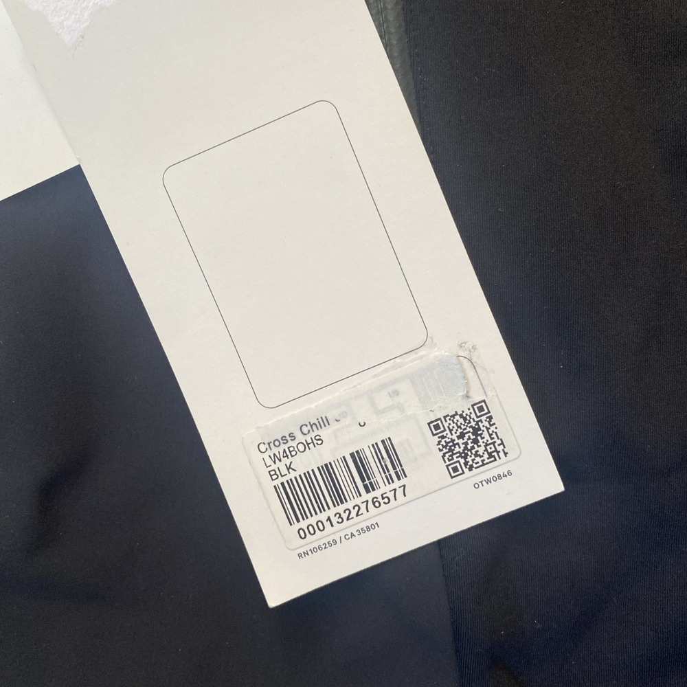 LULULEMON NWT Cross Chill Performance Jacket Black Sz 8 Waterproof Fleece - Picture 5 of 6
